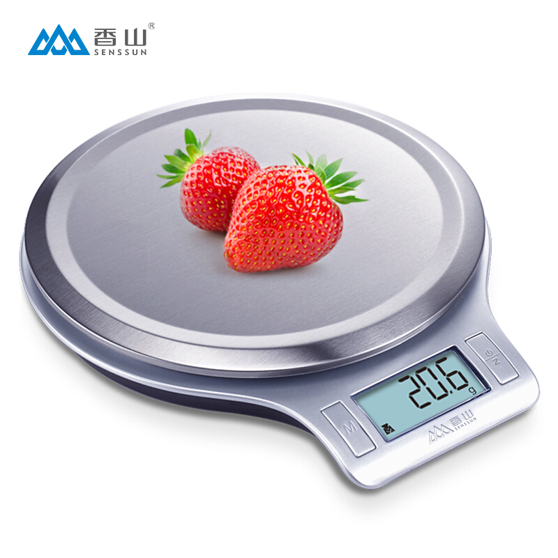 香山01克高精准电子秤厨房秤烘焙称ek813