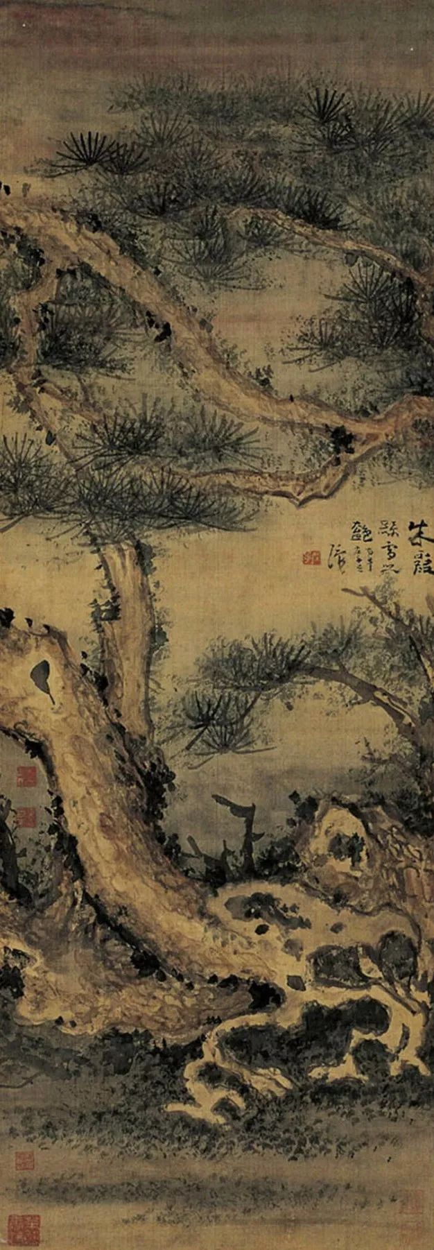 由古至今名家画松珍品100幅