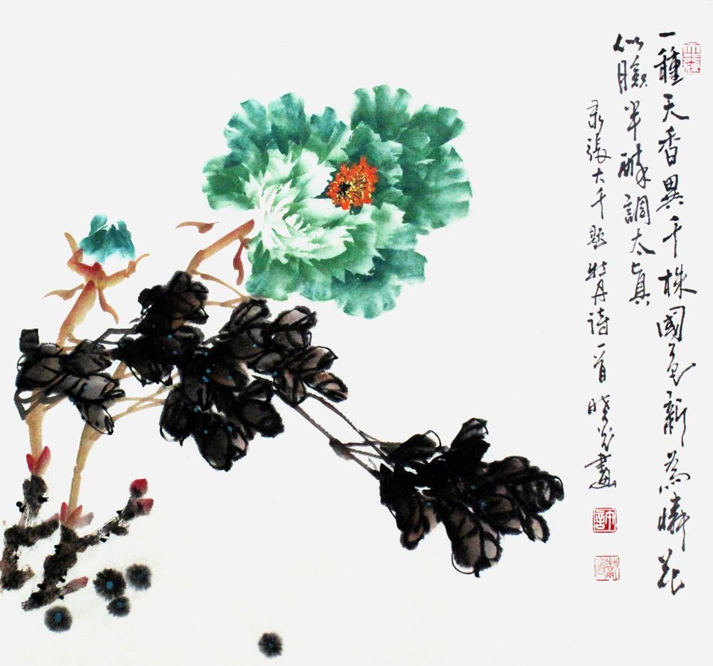 中国当代实力派花鸟画家许献廷国画作品欣赏