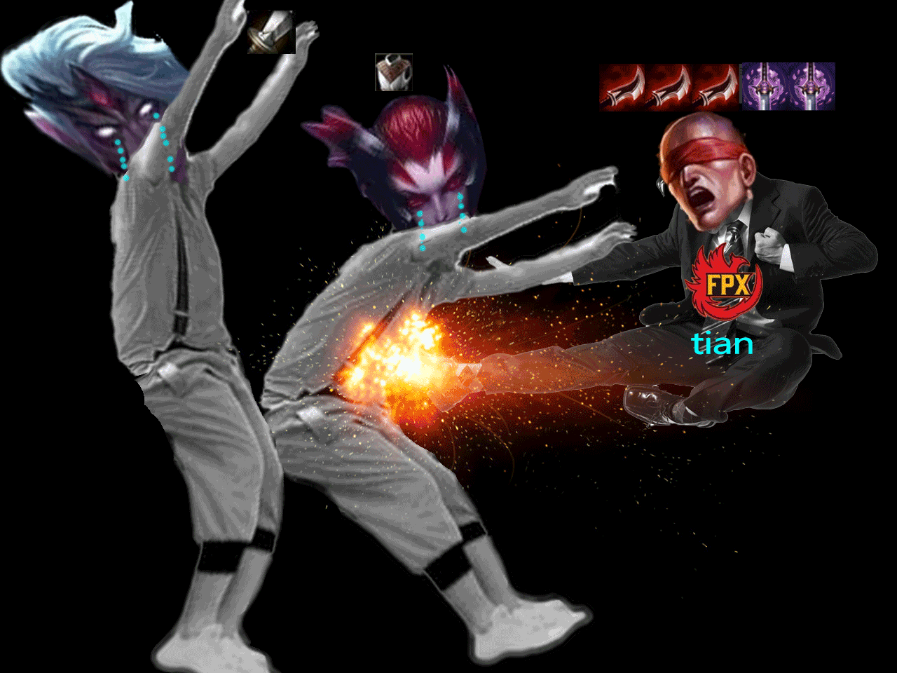 fpx小天盲僧那一脚到底用了几成功力?_总决赛