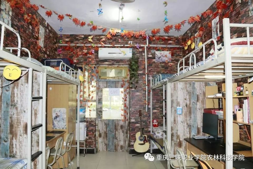 重庆三峡职业学院寝室美化大赛投票活动