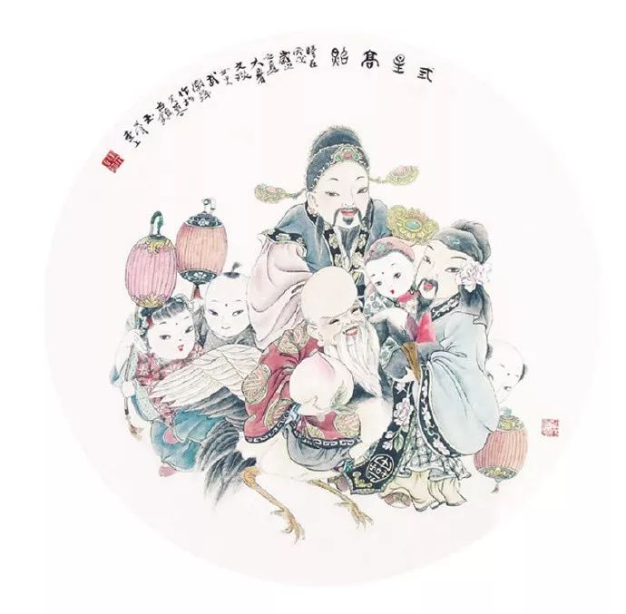 画如其人她笔下的工笔人物民族气息浓郁