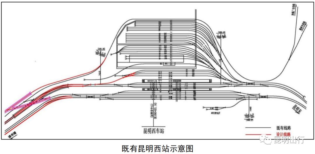 昆明西客站最新规划曝光承担省内城际客运并预留米轨站台