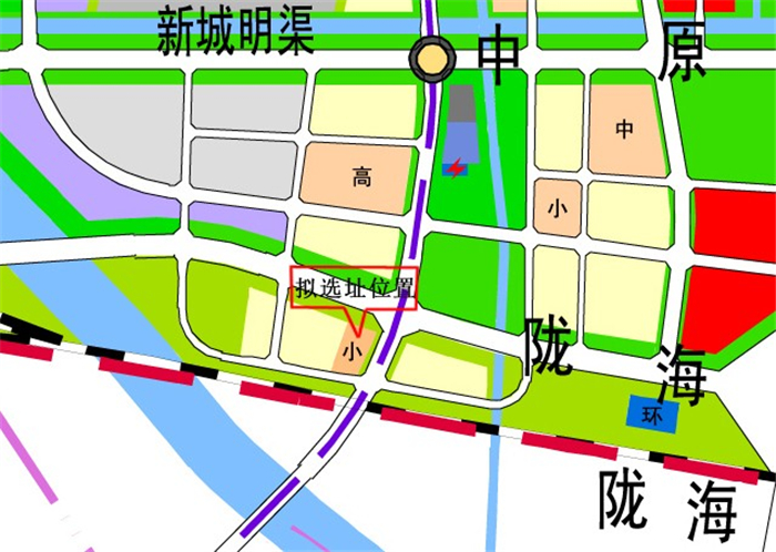 郑东新区小学规划图图片