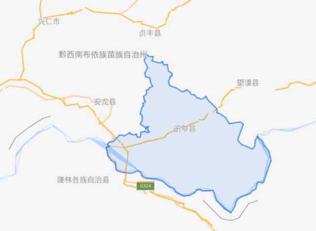 贵州省一个县,人口超20万,地处贵州,广西的交界处!_册亨县