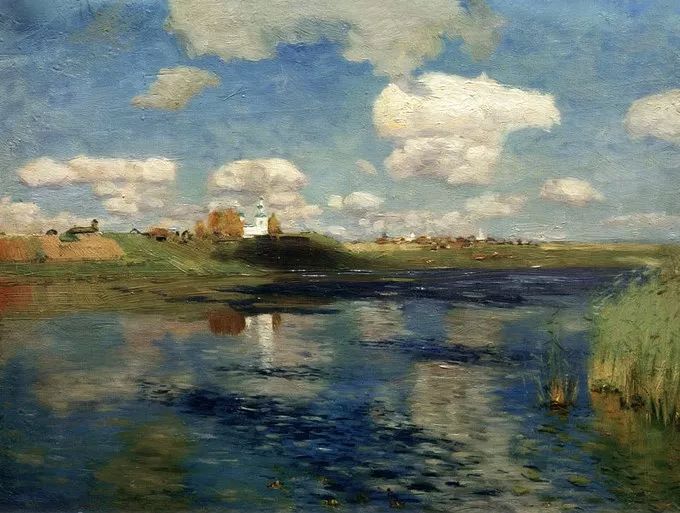 俄罗斯著名风景画家列维坦的诗意油画作品欣赏