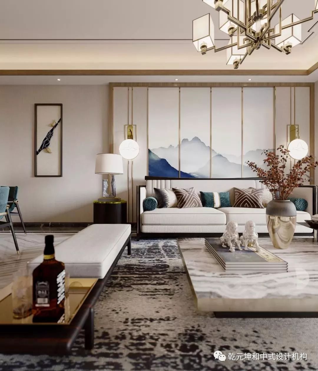 轻奢新中式完美诠释东方简洁美感