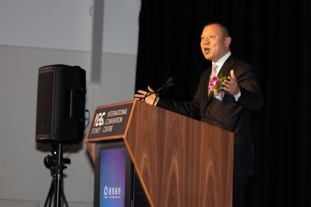 招商银行首席投资官赵驹先生为大家介绍了中澳双边投资现状和招商银行