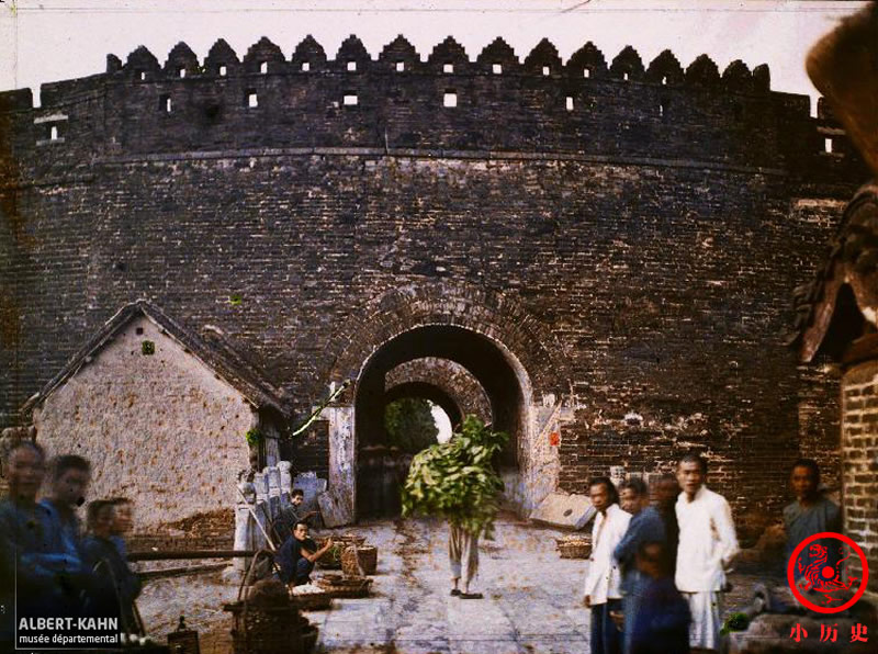 原创百年前的曲阜:彩色老照片还原古城面貌