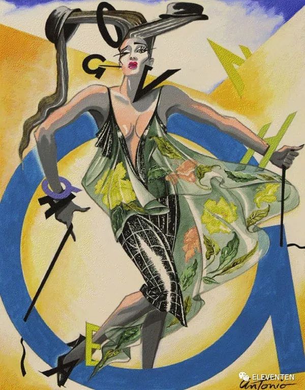 时尚插画家鼻祖antoniolopez引领时尚插画界近百年的历史