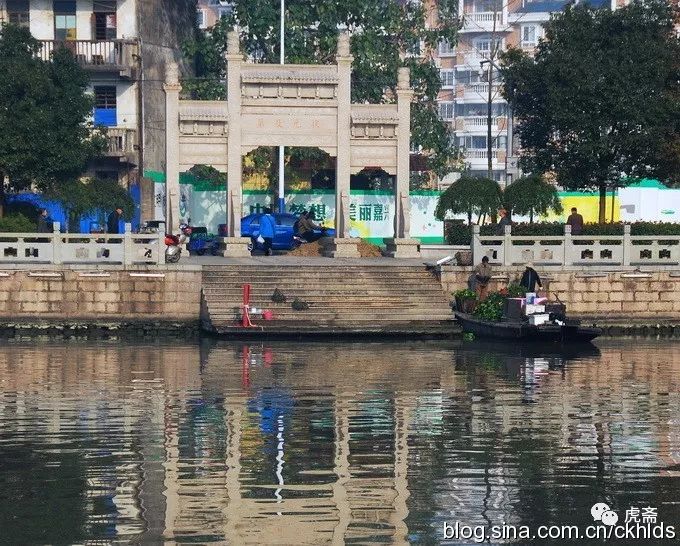 嘉兴古运河游105状元及第坊及沿古运河畔的其它牌坊