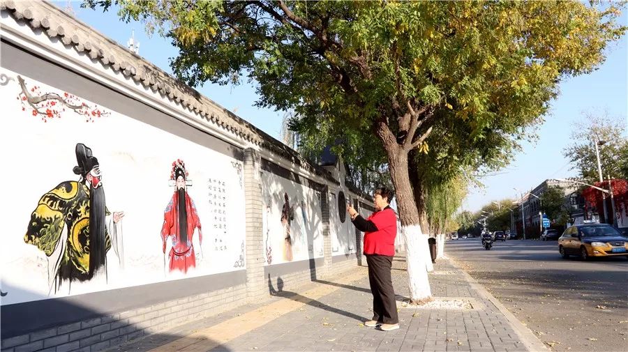 长店大街北皋路华丽变身戏曲长廊您打卡了吗