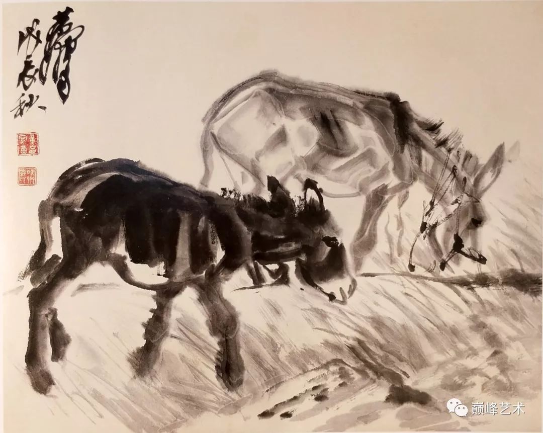 赏黄胄精美绘画