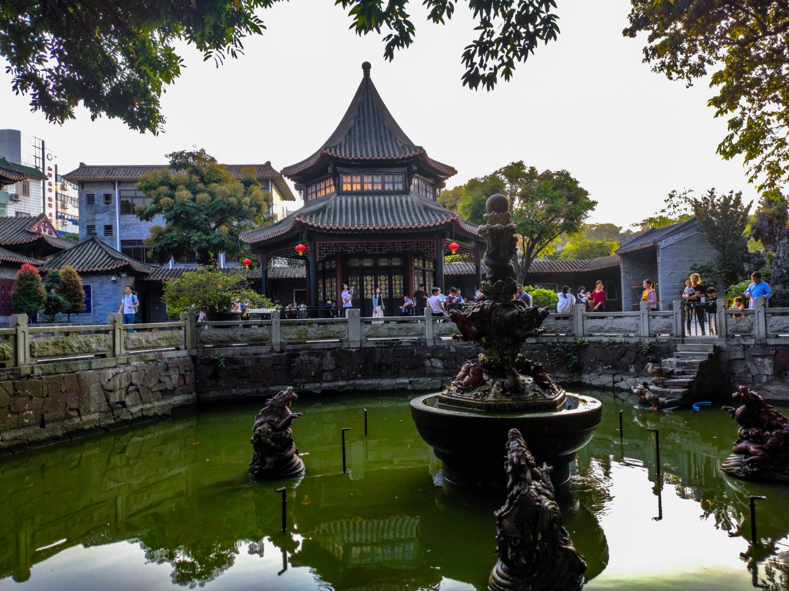 始建于明代的广东四大古典岭南园林之一清晖园