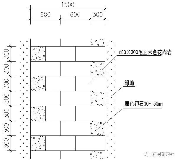 cad地面铺装图手绘图片