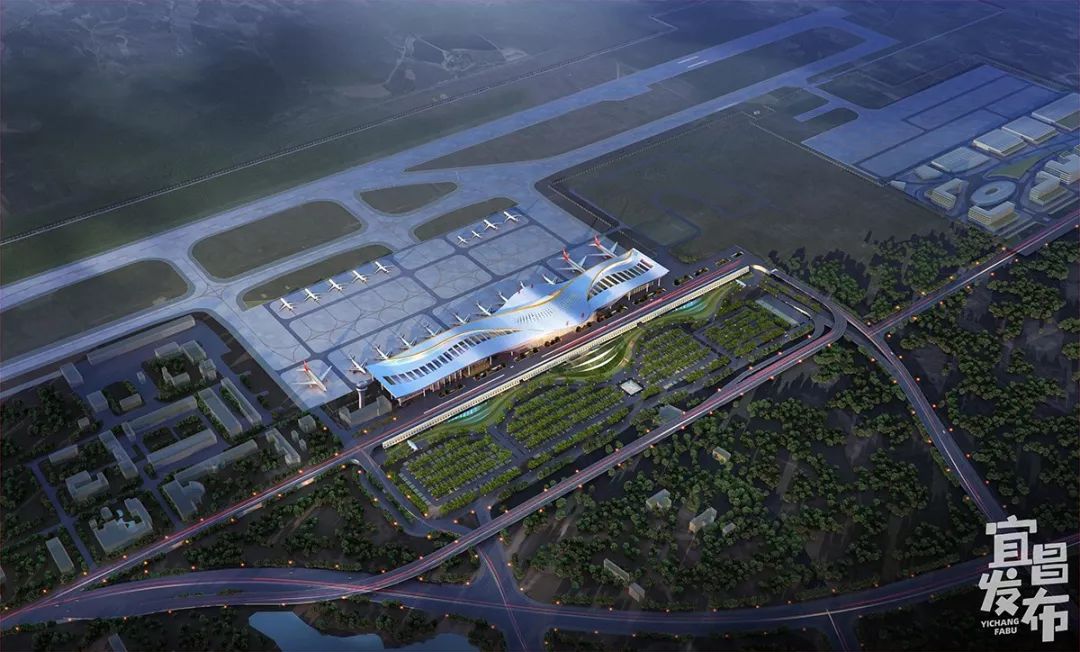 宜昌市于2018年3月23日正式启动三峡机场二期改扩建工程.