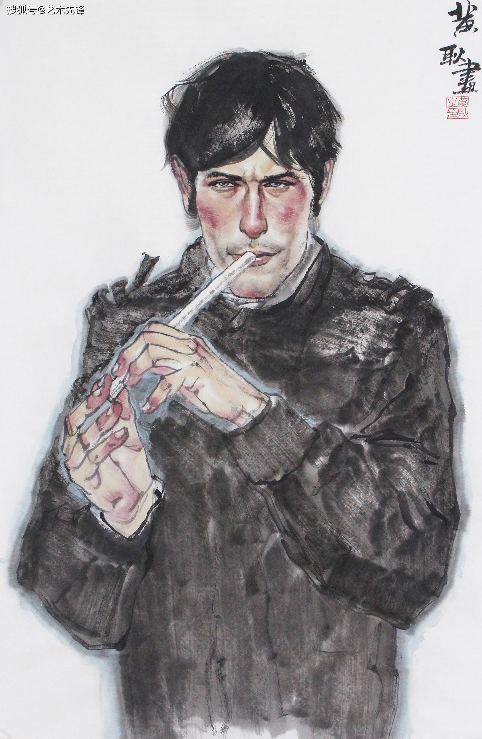 蒋骥传神秘要气色在微茫之间人物画家黄耿耿配图