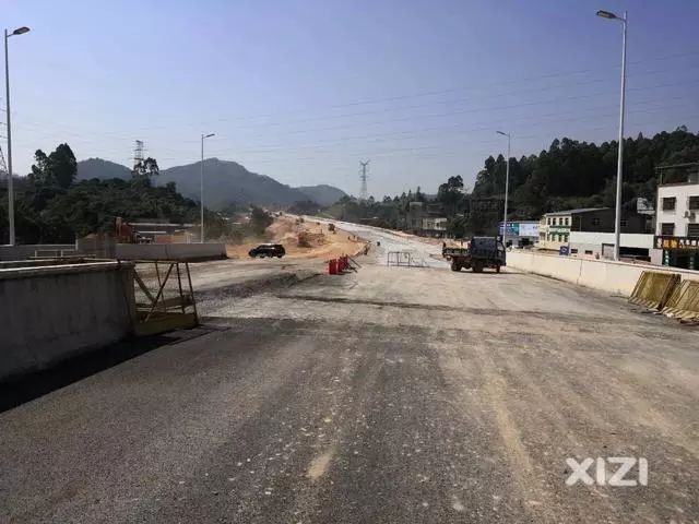最新,惠州四环南路即将完工!与水口紧密相连.