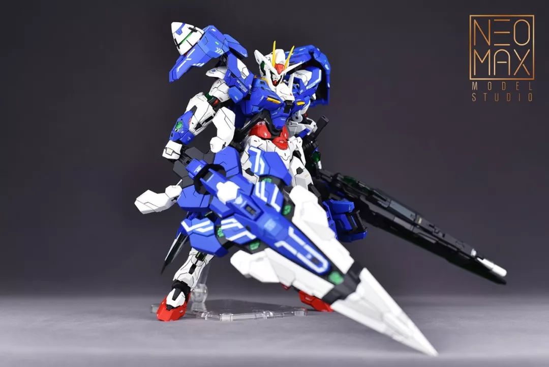 七剑00高达增加线条细节rg分色涂装制作