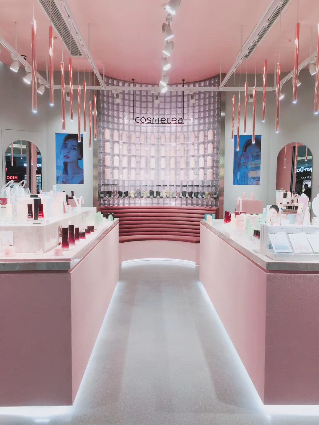 魔都网红打卡新坐标丨cosmetea珂思美媞长宁龙之梦pink店