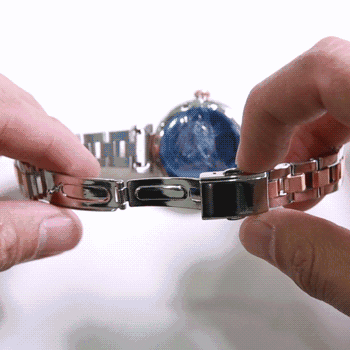 各种手表折叠扣的打开方式,了解一下