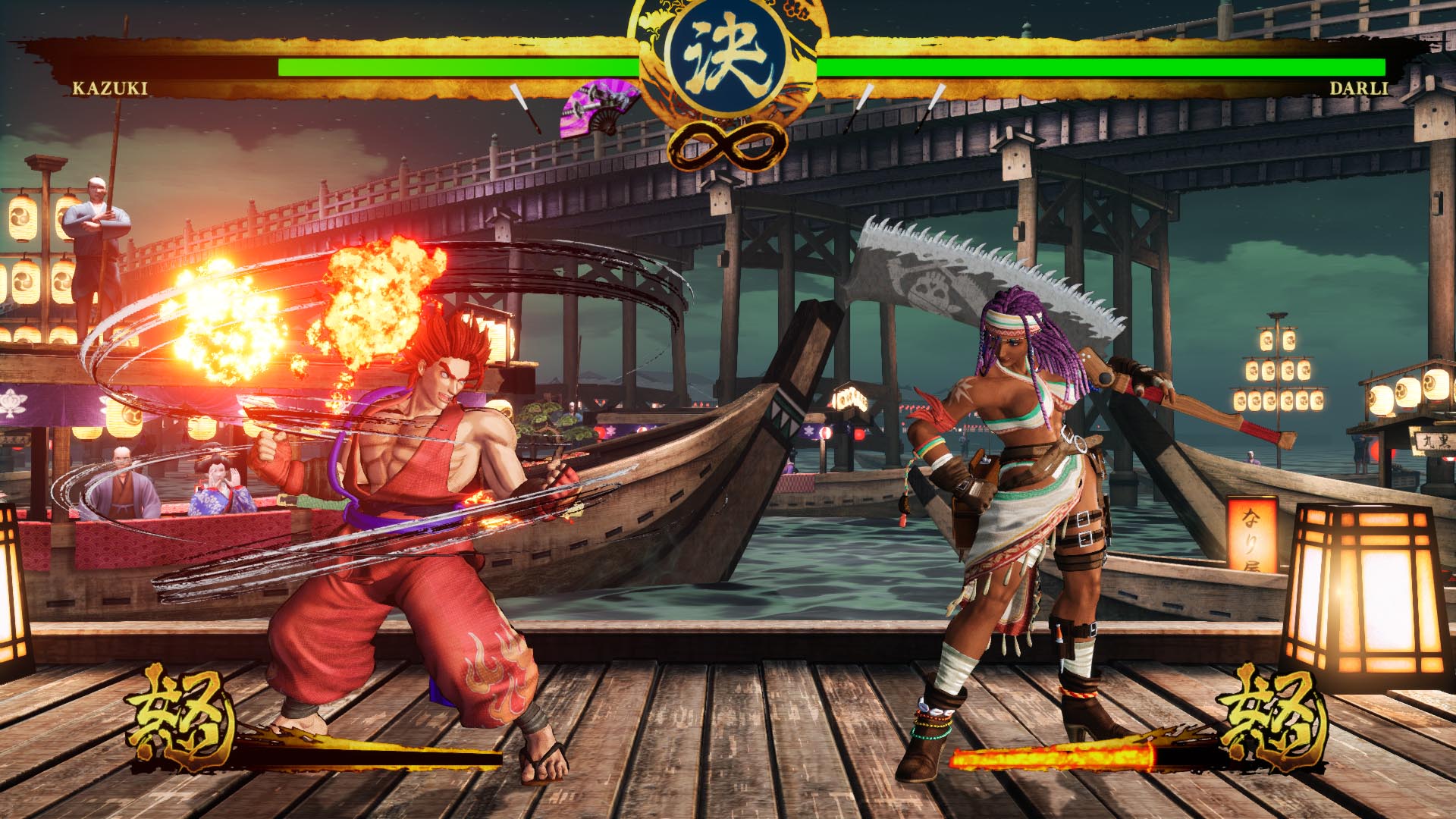 侍魂晓迎来追加角色风间火月性格热血斗志旺盛的火之忍者