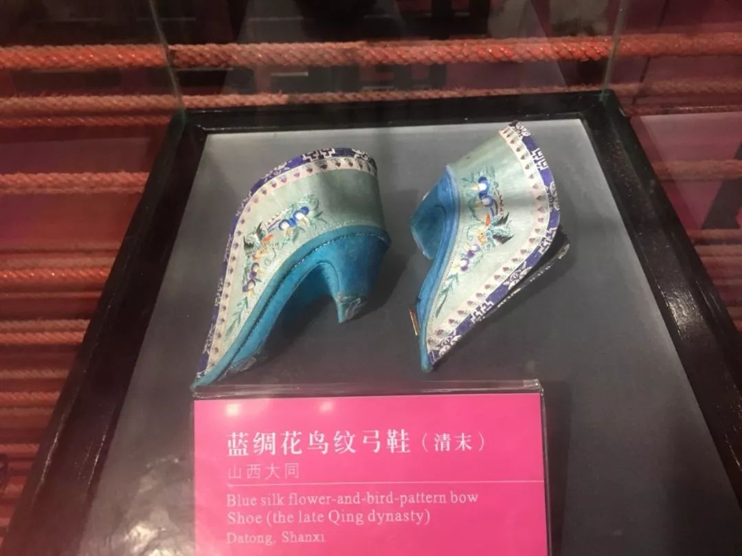 清末山西地区弓鞋山西三角形斜面底弓鞋江西湖北地区弓鞋高筒小脚鞋