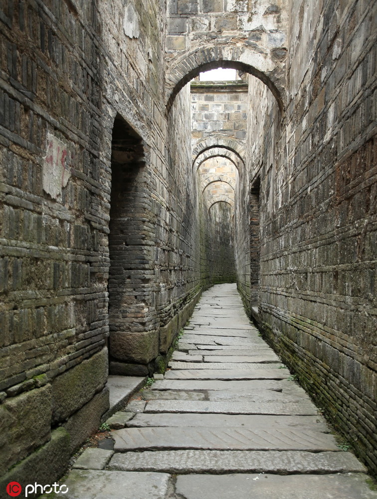 湖南益阳古城3条古巷曲折 保存完整"拱券撑墙"风格