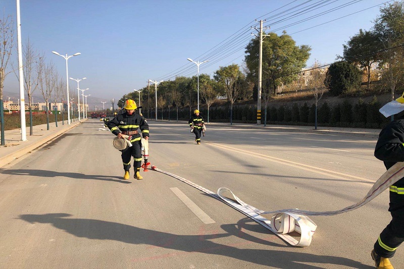 甘肃秦安消防开展车操训练提升专职消防员协同作战水平