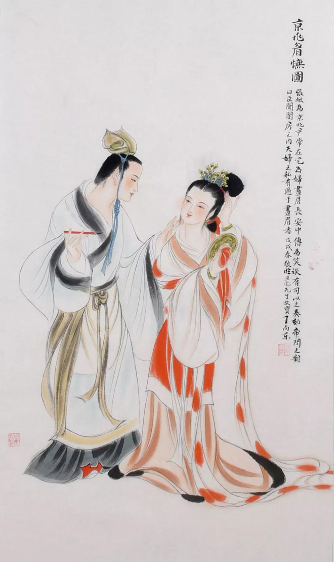 仕女画家王向东书中自有颜如玉笔下难为画中仙