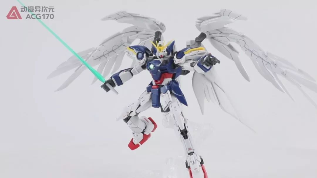开箱速组新机动战士高达w无尽的华尔兹掉毛机万代rg飞翼零式ew