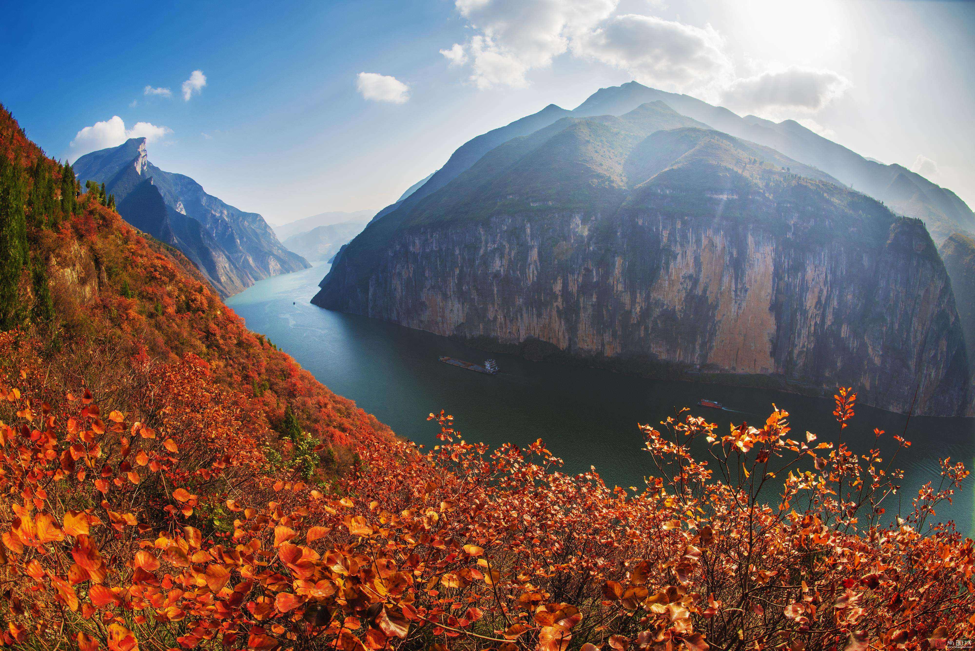 巫山红叶图片大全图片