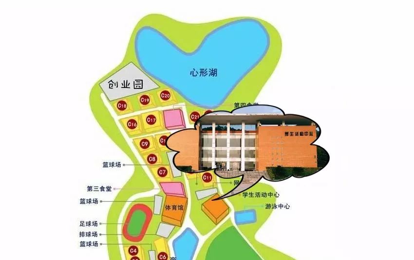 广州城市理工学院地图图片