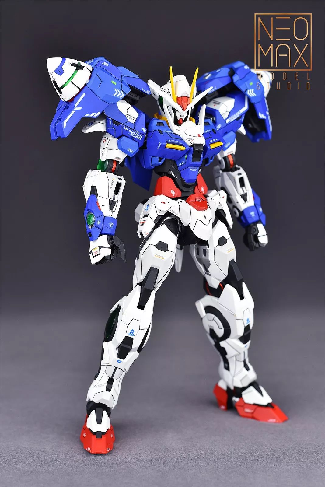 七剑00高达增加线条细节rg分色涂装制作