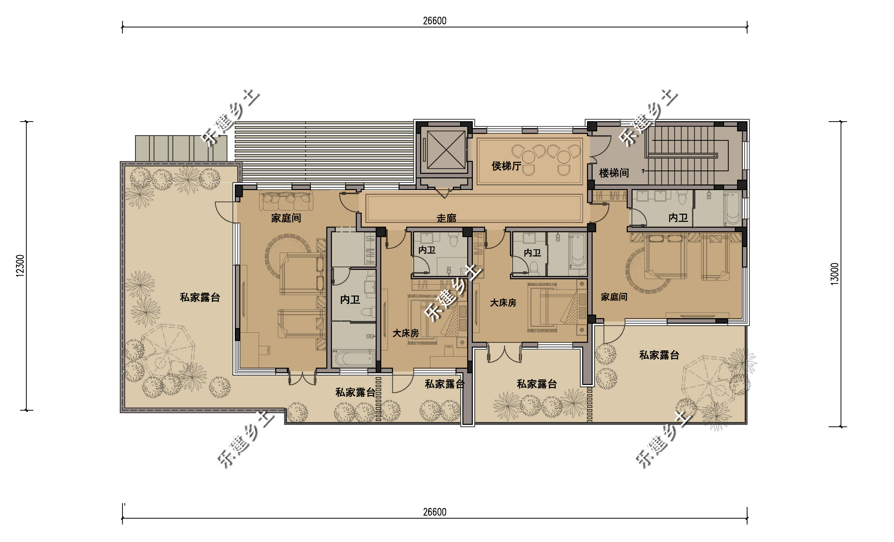 自建房民宿房间设计图图片