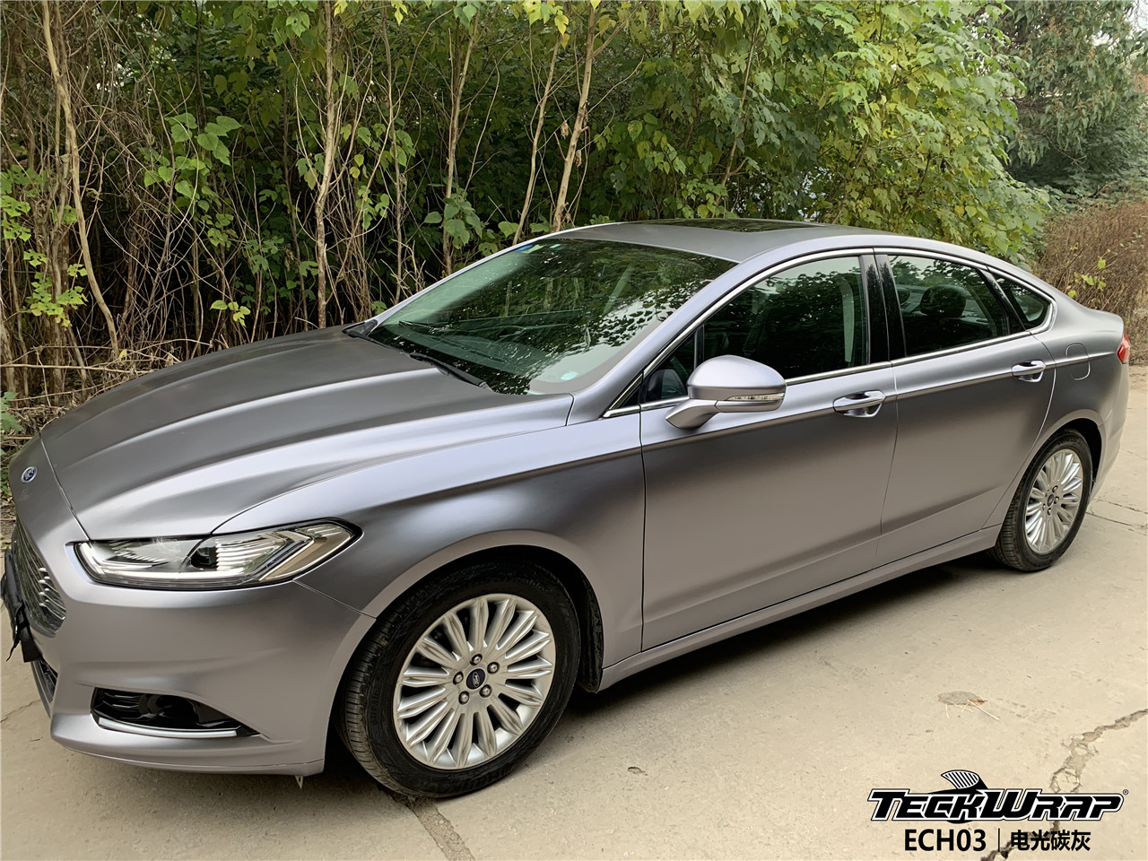 奢华上身,福特蒙迪欧,teckwrap秃鹰汽车车身改色贴膜进口|ech03电光碳