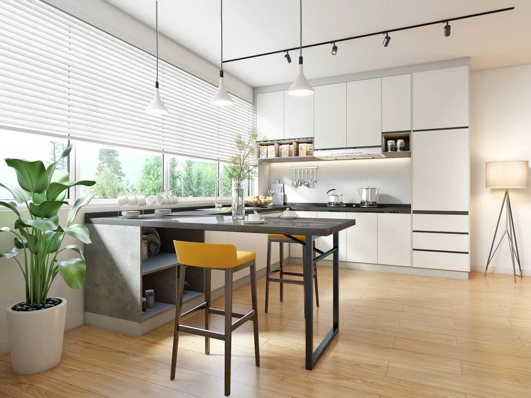 全友整体橱柜9招搞定宽敞又实用的餐厨一体空间