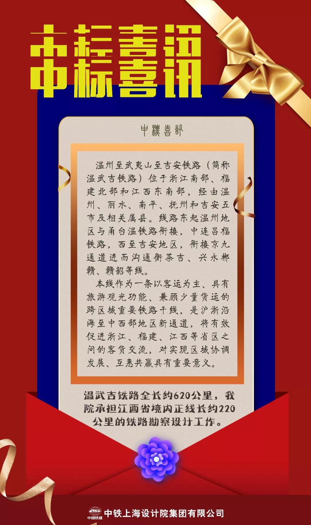 确定!途经抚州5县区的吉武温铁路来了