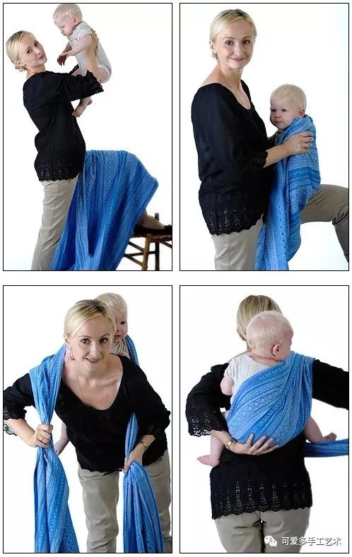 妈妈用一块布背娃背出了境界也太厉害了