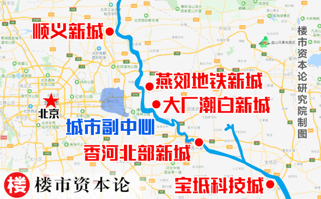 5000亿潮白河城市群崛起15城市组团形成