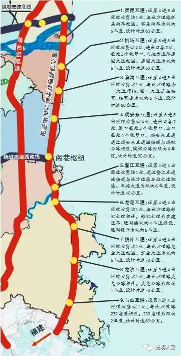 甬台温高速复线温州段今日正式通车