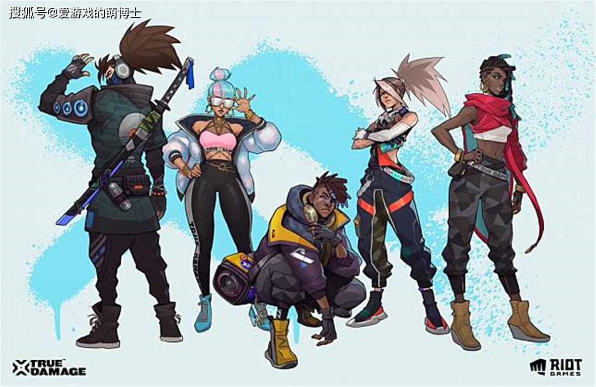 原创《英雄联盟》"真实伤害乐团"概念图公布,草稿也非常酷
