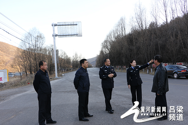 吕梁市公安局副局长韩毅一行深入交口县实地调研指导
