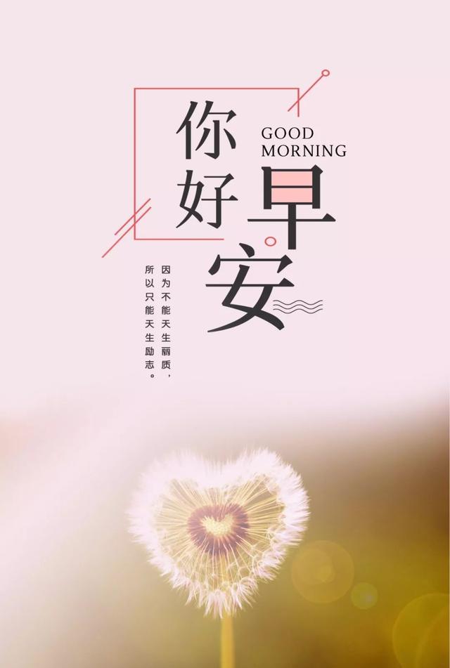 早安正能量心语说说,早安图片唯美心语:你若爱,生活哪里都可爱
