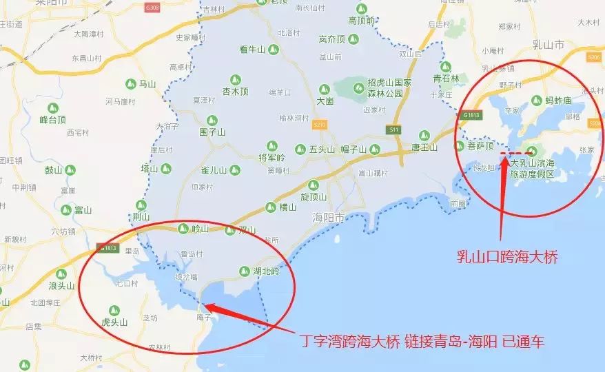 烟台这座跨海大桥开工打通烟威环海公路最后缺口