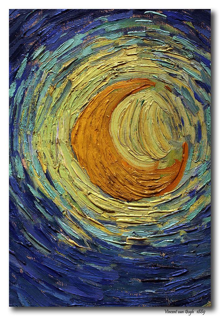 梵高油画技法研究——《星夜》