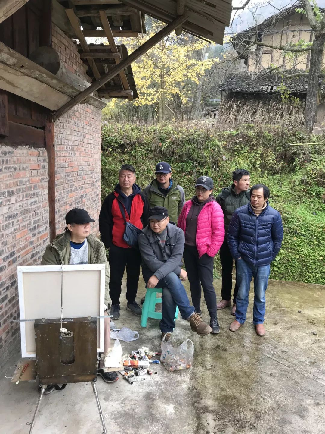 王龙生2019年东梨村写生