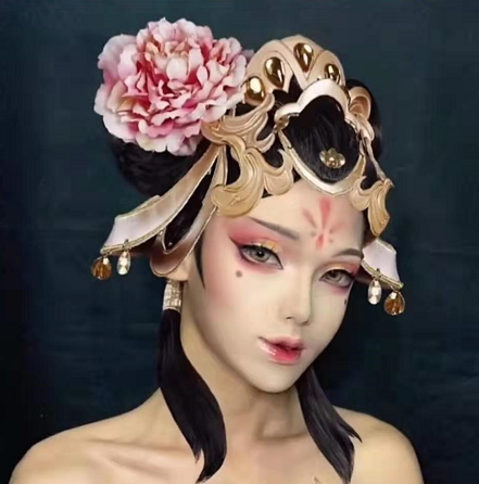 大佬仿妆王者杨玉环开头别毁我英雄成品游戏爬出来的