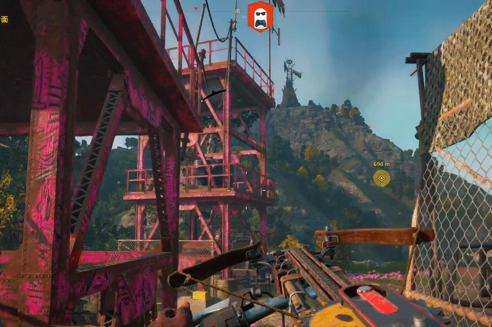 孤岛惊魂新曙光锯子发射器好用哈敌人莫名就被弹死了