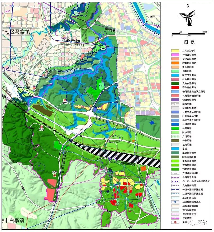 郑州尖岗水库规划图片